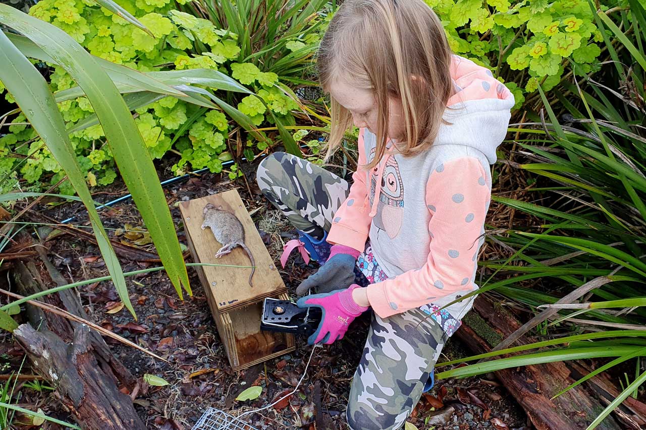 Sophie on predator control duty